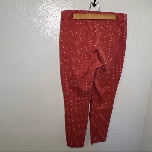 Old Navy Pixie High Rise Ankle Pant Gooseberry Polka Dot - Picture 4 of 11